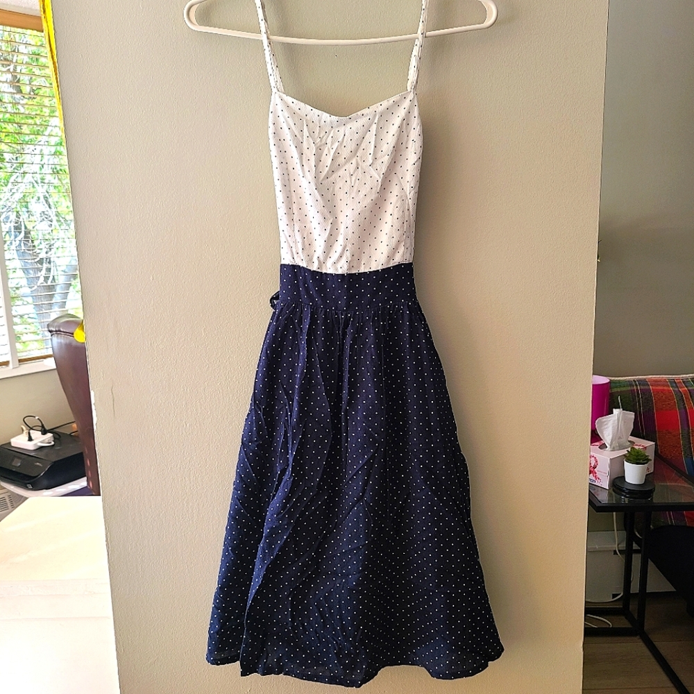 Comme Toi Polka Dot Dress